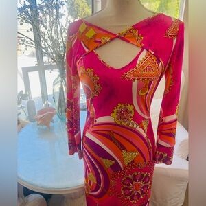 Vibrant Asymmetrical Dress